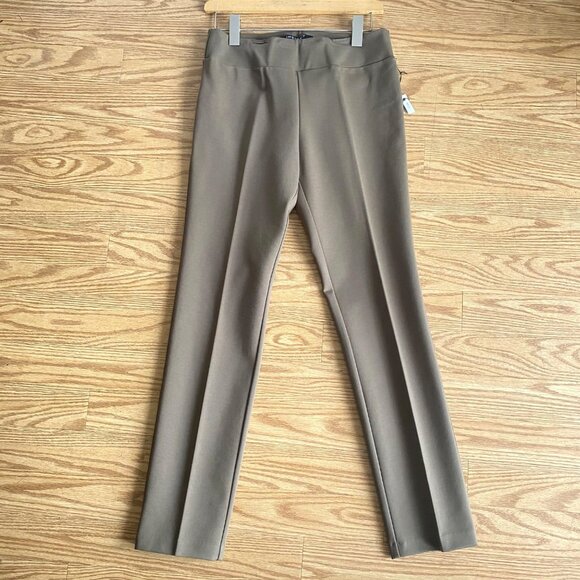 New size 6 "moss" pull on INSIGHT NY BCP8909B STRAIGHT LEG SCUBA PANT stretch - Picture 7 of 11